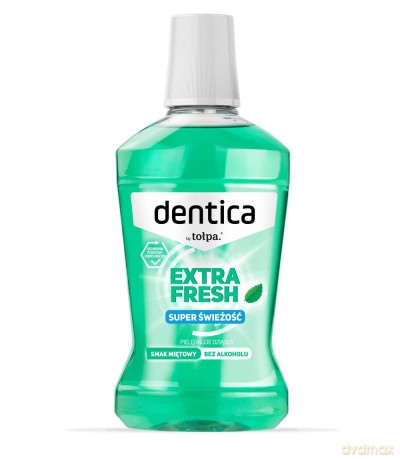 TOŁPA Dentica Płyn d/jamy ustnej Extra Fresh 500ml
