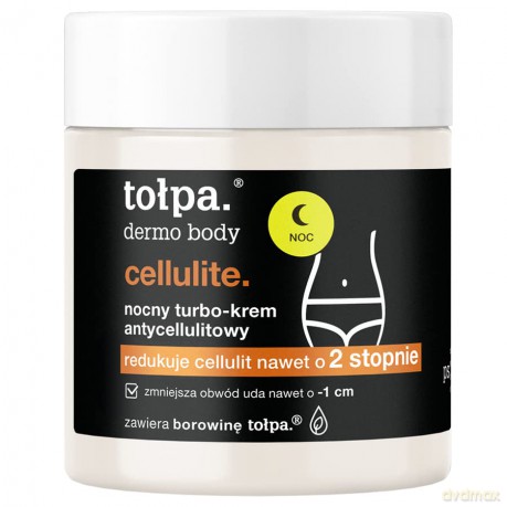 TOŁPA Dermo Body Cellulite. Nocny Turbo-Krem antycellulitowy 250ml