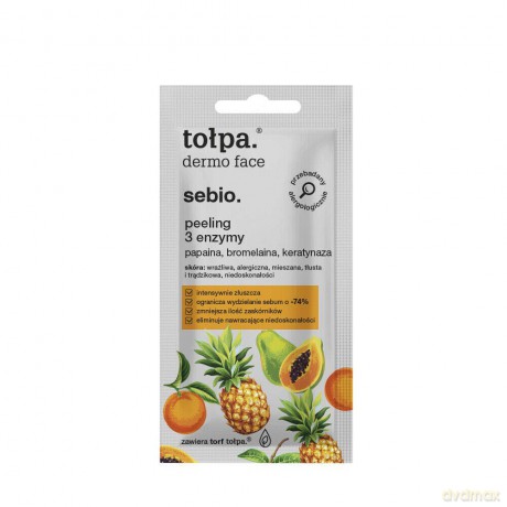 TOŁPA Dermo Face enzymy Peeling d/twa saszetka 8ml