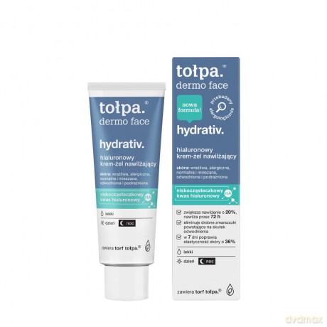 TOŁPA Dermo Face hydrativ krem dzi/noc nawilż.40ml