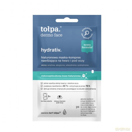TOŁPA Dermo Face hydrativ mas/kompres tw/oczy 2x6m
