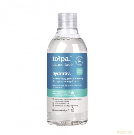 TOŁPA Dermo Face hydrativ płyn micelarny d/tw 400m
