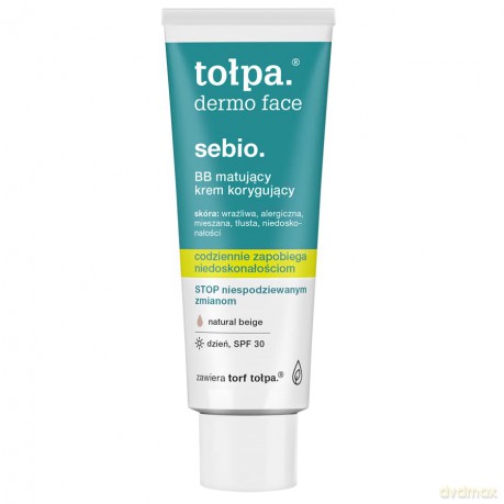 TOŁPA Dermo Face sebio Krem BB matuj/koryg 40ml