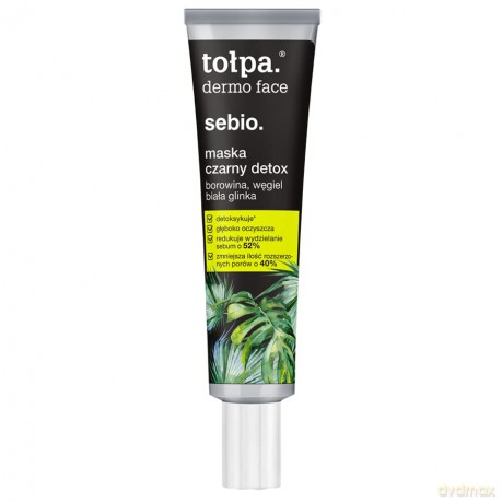 TOŁPA Dermo Face sebio Maska czarny detox 40ml