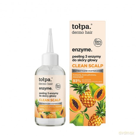 TOŁPA Dermo Hair Peeling enzyme3 do sk/głowy 100ml