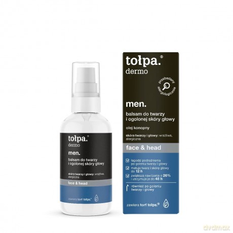TOŁPA Dermo Men Face&head Balsam d/tw/głowy 75ml