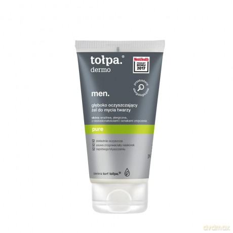 TOŁPA Dermo Men Pure Żel d/twarzy oczyszcz.150ml