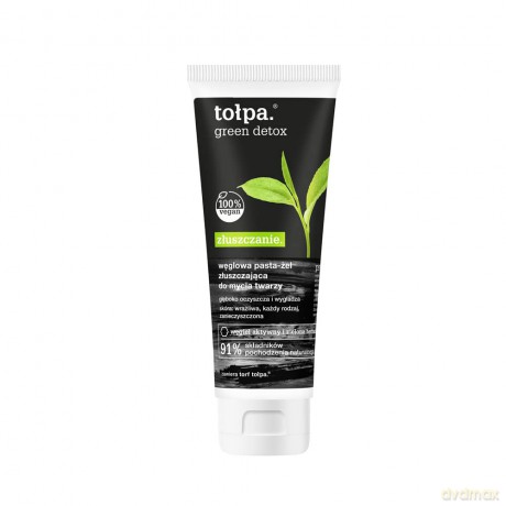 TOŁPA Green Detox węglowa pasta-żel d/twarzy 125ml