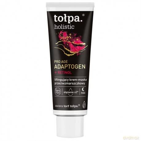 TOŁPA Holistic Pro Age Adaptogen + Retinol Liftingujący Krem-Maska przeciwzmarszczkowy na noc 40ml
