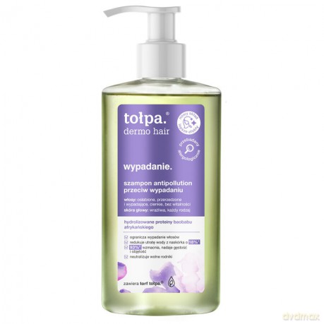 TOŁPA.Dermo Hair Wypadanie.Szampon antipollution przeciw wypadaniu włosów 250ml