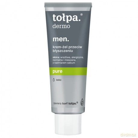 TOŁPA.Dermo Men.Lekki Krem-żel przeciw błyszczeniu skóry Pure 40ml