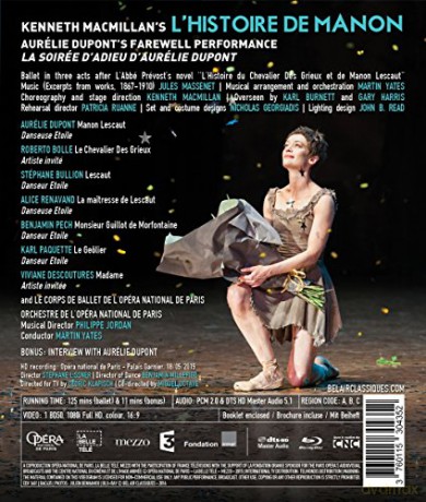 Paris National Opera Ballet - Macmillan: The Story of Manon [Blu-Ray]