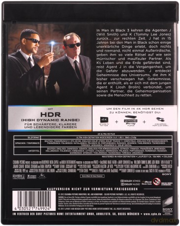 Faceci w czerni 3 [Blu-Ray 4K]+[Blu-Ray]