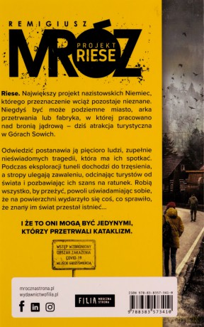 Projekt Riese wyd. kieszonkowe - Remigiusz Mróz [KSIĄŻKA]