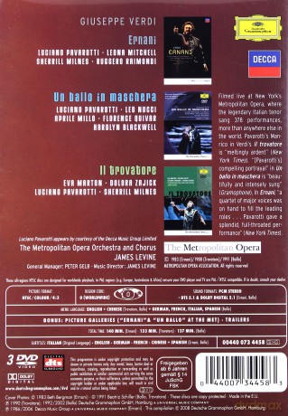Pavarotti: Pavarotti Sings Verdi (Verdi Operas) [3DVD]