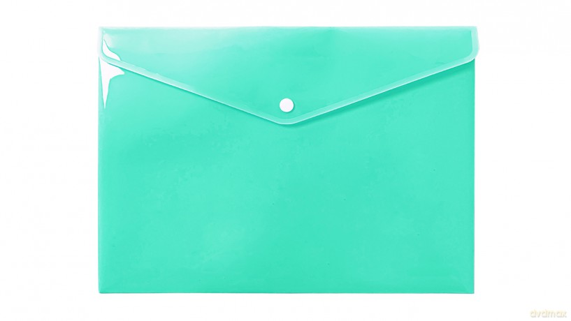 Teczka A4 kopertowa PP pastel zielony