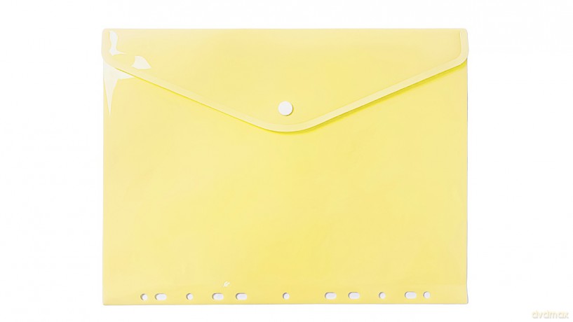 Teczka A4 kopertowa PP zawieszana pastel żółty