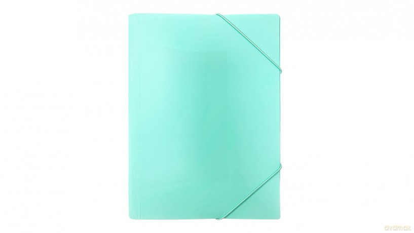 Teczka A4 z gumką PP pastel zielony
