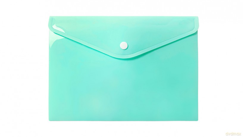 Teczka A5 kopertowa PP pastel zielony