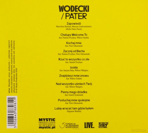 Wodecki/Pater: Wodecki/Pater (digipack) [CD]