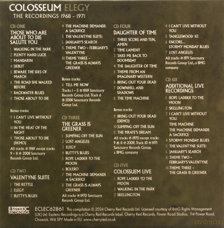 Colosseum: Elegy [CD]