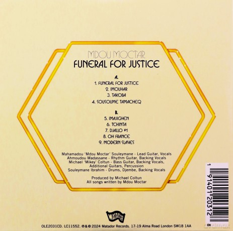 Mdou Moctar: Funeral For Justice [CD]