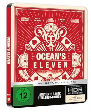 Ocean's Eleven (Ocean's Eleven: Ryzykowna gra) (steelbook) [Blu-Ray 4K]+[Blu-Ray]
