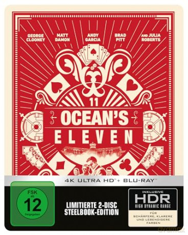 Ocean's Eleven (Ocean's Eleven: Ryzykowna gra) (steelbook) [Blu-Ray 4K]+[Blu-Ray]