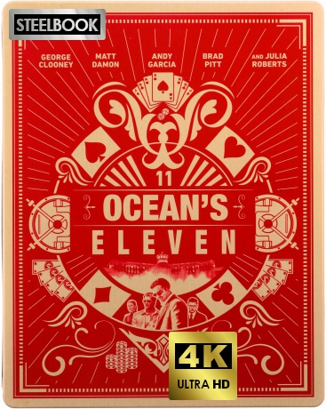 Ocean's Eleven (Ocean's Eleven: Ryzykowna gra) (steelbook) [Blu-Ray 4K]+[Blu-Ray]