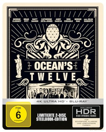 Ocean's Twelve (Ocean's Twelve: Dogrywka) (steelbook) [Blu-Ray 4K]+[Blu-Ray]