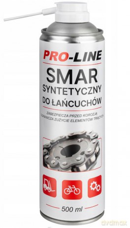 Syntetyczny smar do łańcuchów PRO-LINE spray 500ml