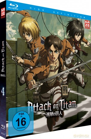 Attack on Titan Vol. 4 (Atak Tytanów) [Blu-Ray]