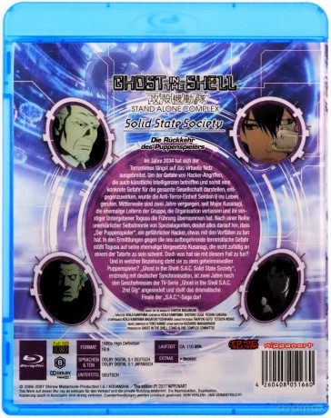 Ghost in the Shell - Stand Alone Complex: Solid State Society [Blu-Ray]