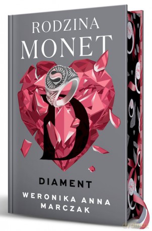Diament. Rodzina Monet (Tom 4) (ilustrowane brzegi) - Weronika Marczak [KSIĄŻKA]