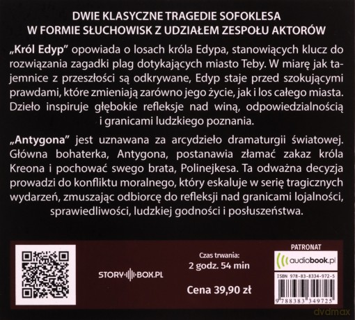 Król Edyp. Antygona - Sofokles [AUDIOBOOK]