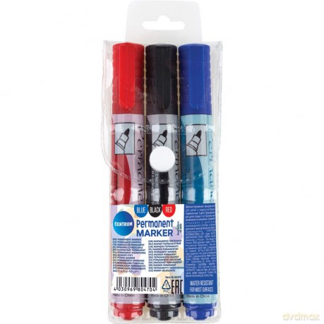 Markery permanentne 3 kolory 80470
