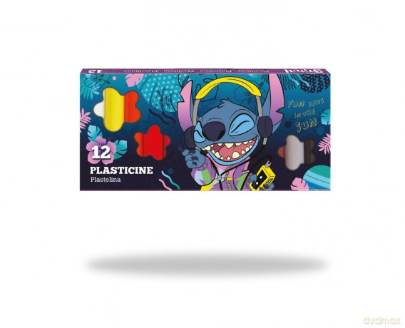 Plastelina Disney Core Stitch 12 kolorów