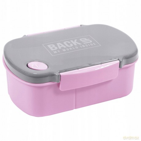 Śniadaniówka Backup SB5B36 różowo-szara