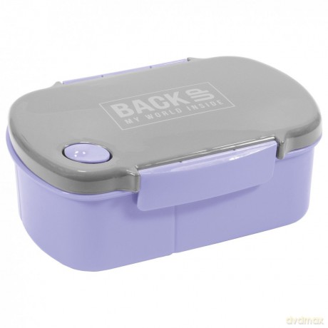 Śniadaniówka Backup SB6B33 fioletowo-szara