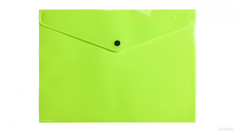 Teczka A4 kopertowa PP neon żółty