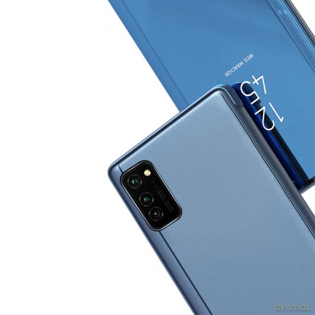 Etui Smart Clear View do Samsung Galaxy A05S niebieske