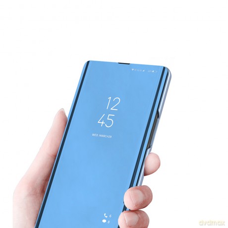 Etui Smart Clear View do Samsung Galaxy A05S niebieske