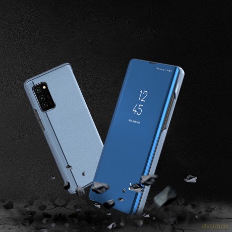 Etui Smart Clear View do Samsung Galaxy A05S niebieske