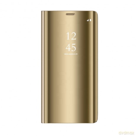 Etui Smart Clear View do Samsung Galaxy A05S złote