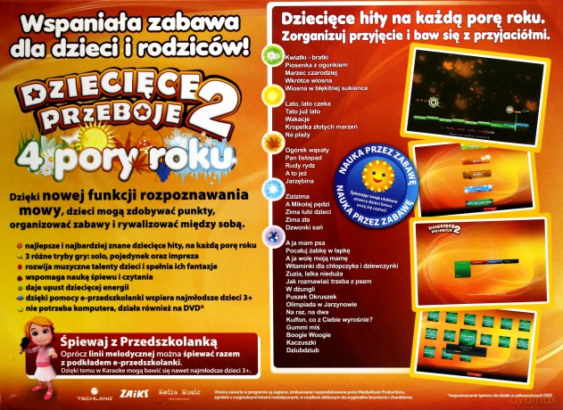Karaoke Dziecięce Przeboje 2 "4 pory roku" [GRA PC]
