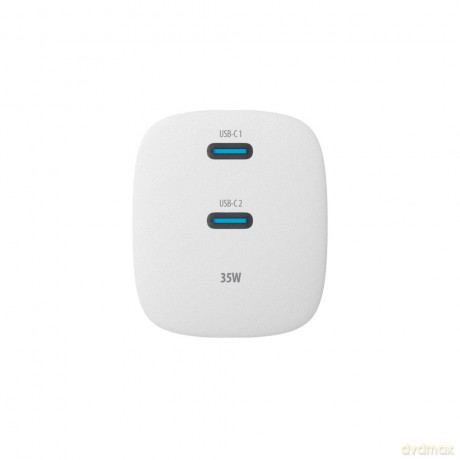 Forever ładowarka sieciowa GaN PD QC TC-05-35CC 2x USB-C 35W biała