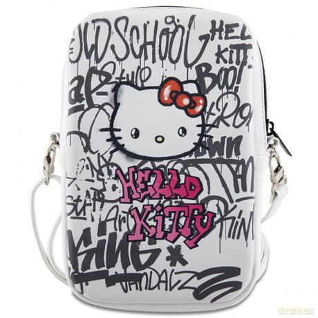 Hello Kitty Torebka biała Graffiti Kitty Head