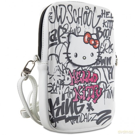 Hello Kitty Torebka biała Graffiti Kitty Head