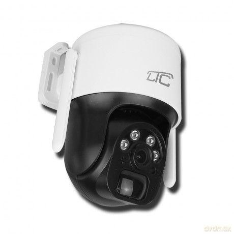 Kamera solarna obrotowa zewn. biała IP66 PTZ WiFi IP66 3Mpix 3W USBC-C 5V 9600mAh 320* SMART LTC Vision