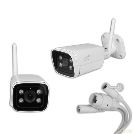 Kamera zewnętrzna BULLET biała IP66 PTZ WiFi&LAN 4Mpix 85*LED 4*IR soczewka 3,6mm (IR Cut Filter) DC12V Model B LTC Vision